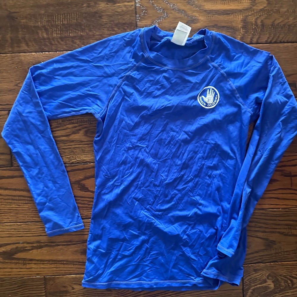 Xs body glove royal blue long sleeve sun shirt
